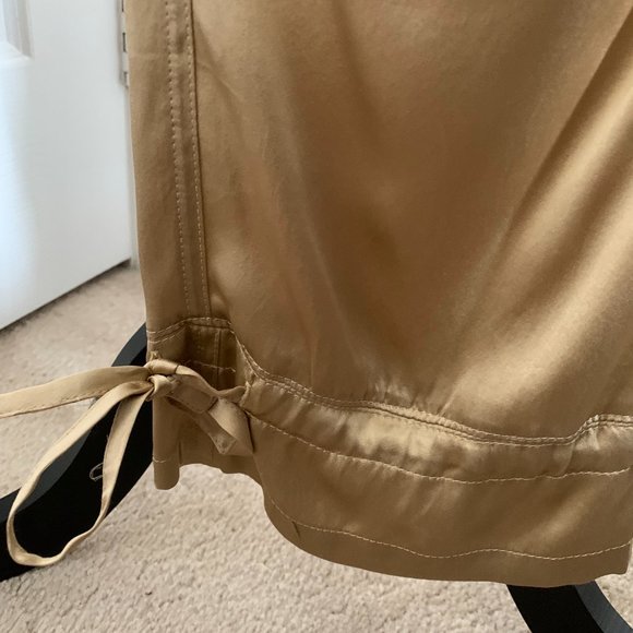 Joie Silk Gold Cargo Pants - Picture 6 of 6